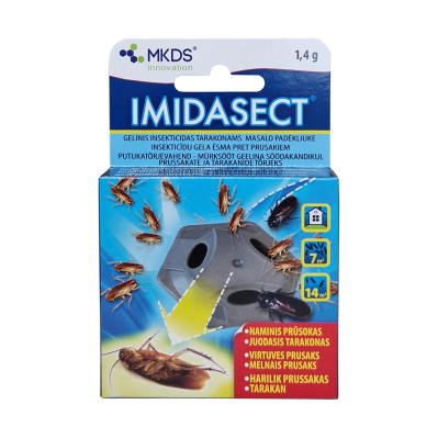 Imidasect 1,4 g, gelinis insekticidas masalo padėkliuke TARAKONAMS naikinti 